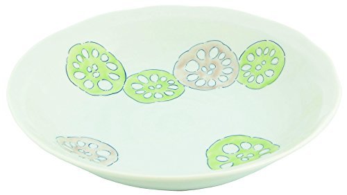 Kutani Yaki Lotus Roots 22cm Tres Bol Porcelain...