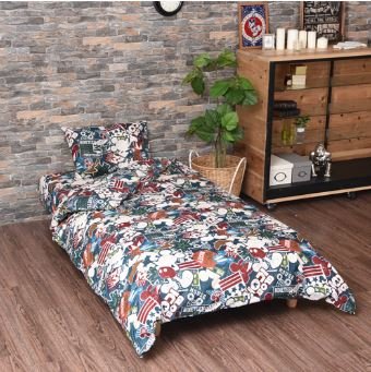 Mickey duvet cover, sheets, pillow case three-p...