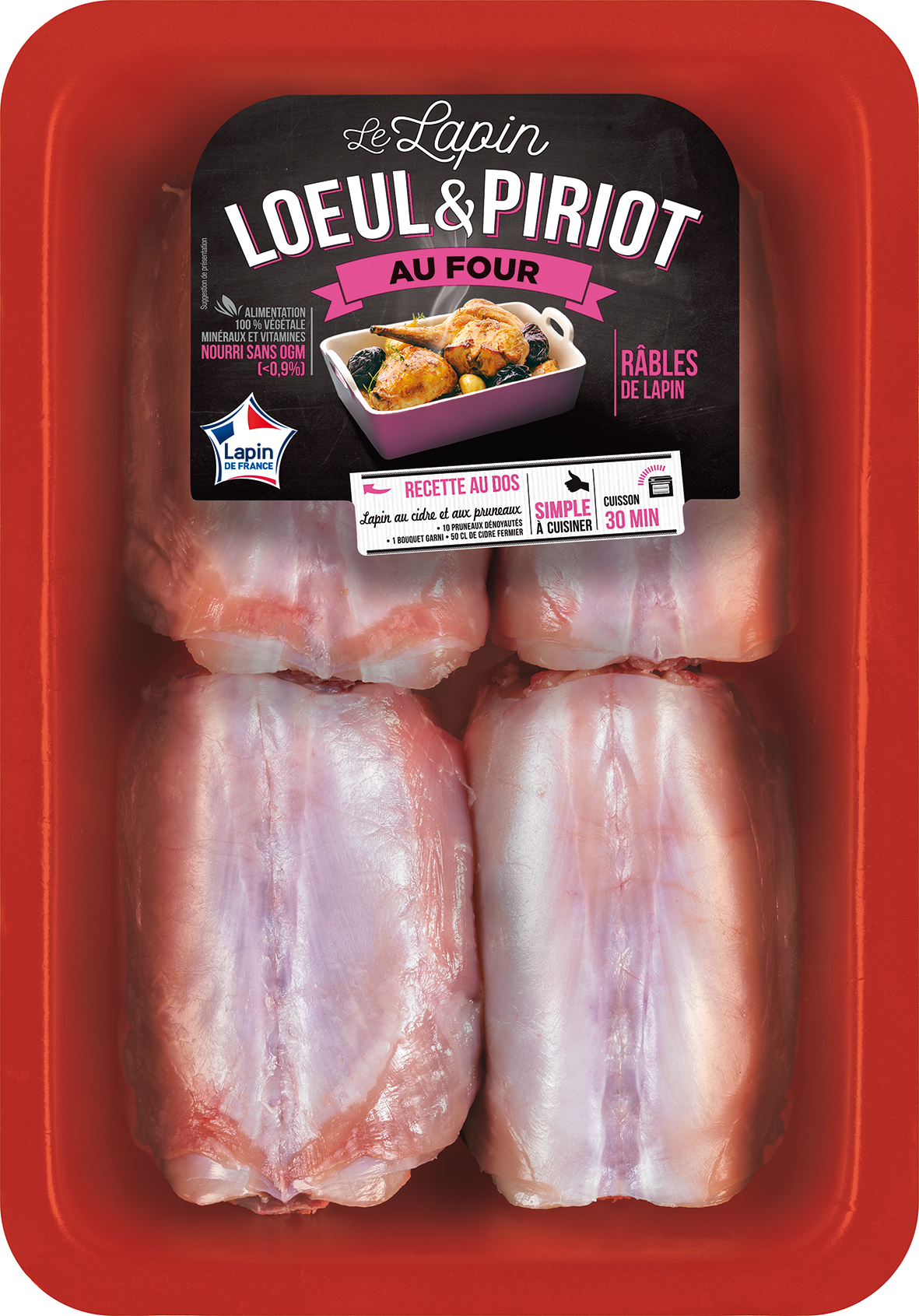 RÂBLES ENTIERS DE LAPIN