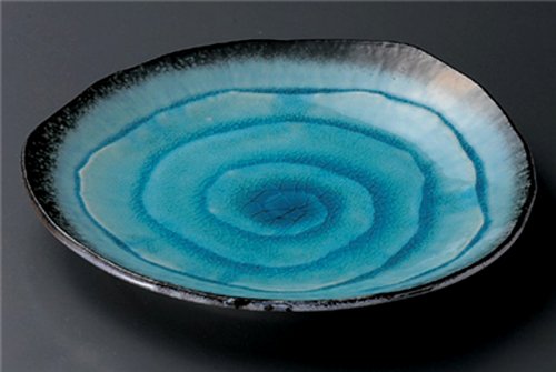 KINYOU-BLUE 26.5cm Assiette moyenne Porcelaine ...