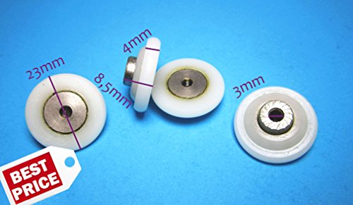 4x rouleau de rempalcement pour roue porte douc...