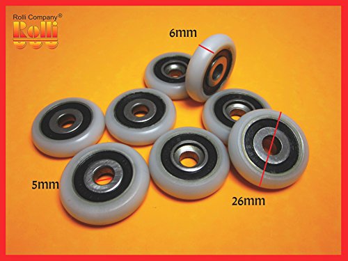 8 Roulettes rouleau roue galet roulette de la p...