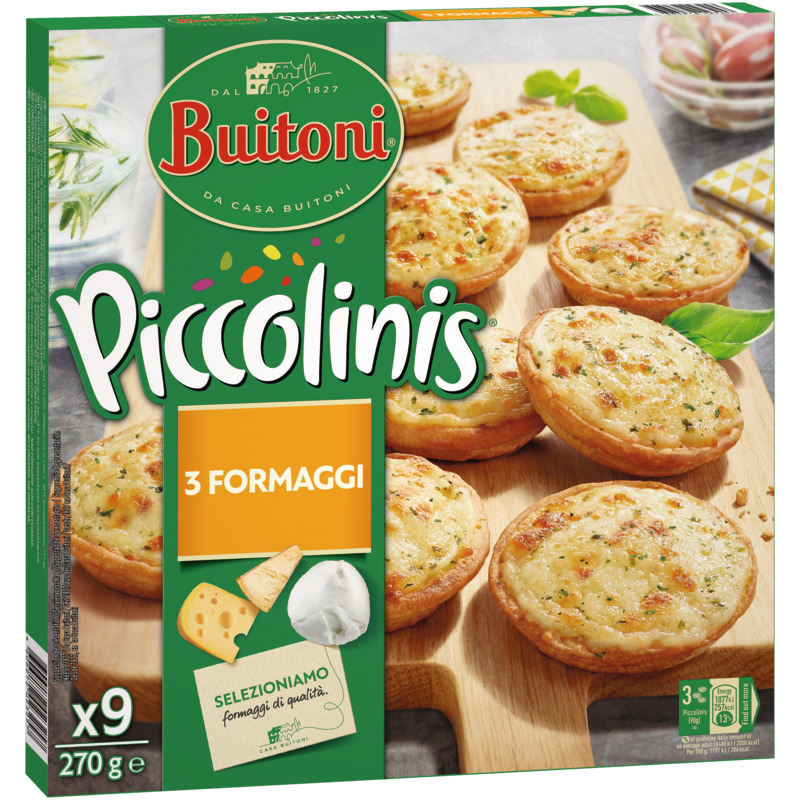 PICCOLINI 3 FORMAGGI 3 FORMAGGI BUITONI