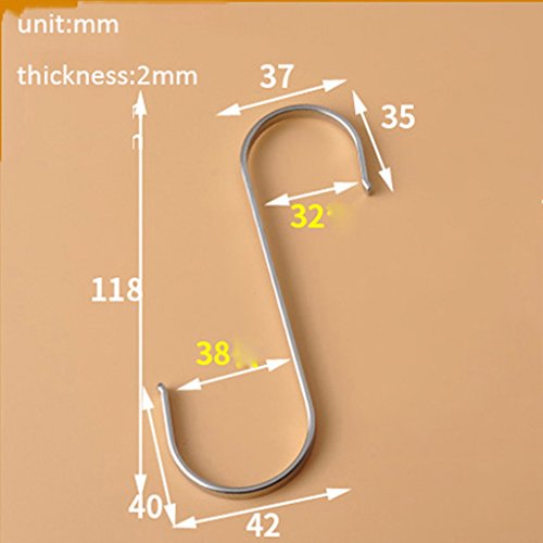 Crochet de la porte s-type Crochet plat sans co...