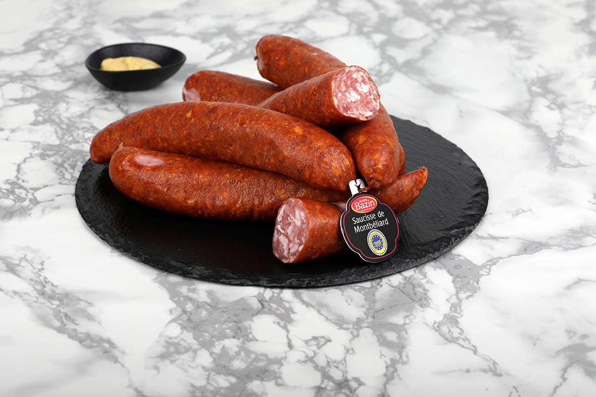 SAUCISSE DE MONTBÉLIARD FUMÉE IGP