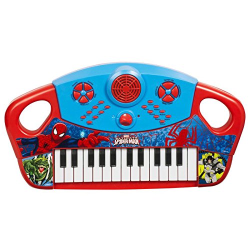 Marvel Comics Spiderman Clavier électronique musical piano enfants jouet pour garçon orgue instrument 4651178979979 (4651178979979)