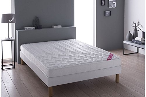 Nuit Calme Matelas 140x190 Densité 35 Kg/m3 - Hauteur 21 CM - Soutien Ferme - Orthopédique 4654861000004 Nuits D'or
