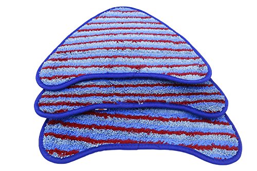 Lot de 3. Pads microfibre nettoyants de remplac...