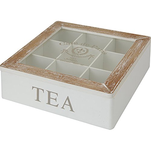 Boite à Thé - 9 compartiments - Fenêtre de visu...