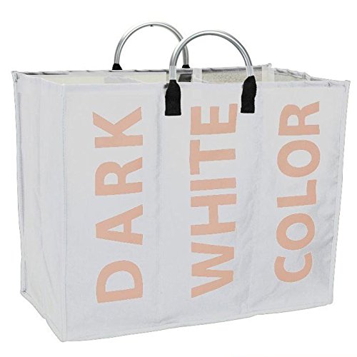 Panier à Linge sale triple - 3 compartiments - ...