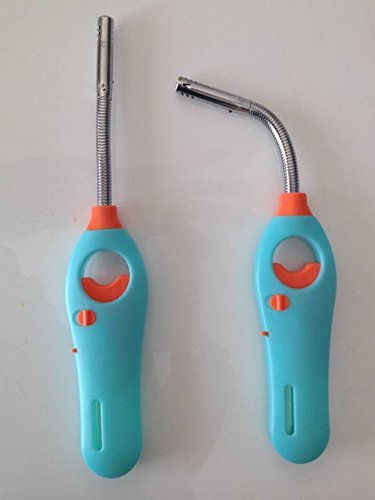 1 Allume Gaz bleu avec embout métal flexible re...