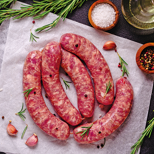 SAUCISSE AUX CÈPES