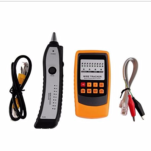 GOCHANGE Fil tracker, testeur de câble réseau téléphonique avec la torche de la fonction de transmission de signal, tracker test réseau de lignes de téléphonie par câble finder rj11 rj45 4740810029230 (4740810029230)