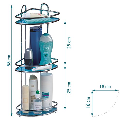 Kaiser etagere d'angle salle de bain triple aci...