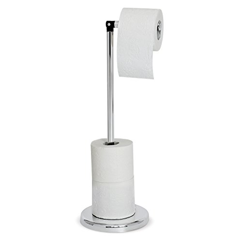 Ingrid porte papier toilette valet wc acier chr...