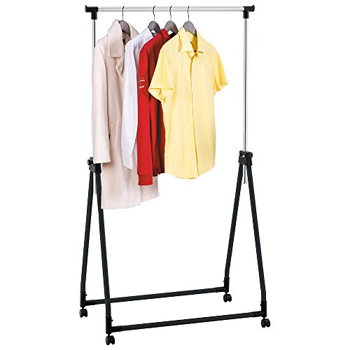 Halland portant pour vêtements pliable acier ch...