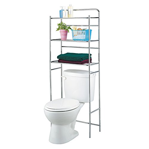 Tanken etagère wc salle de bain 3 niveaux acier...
