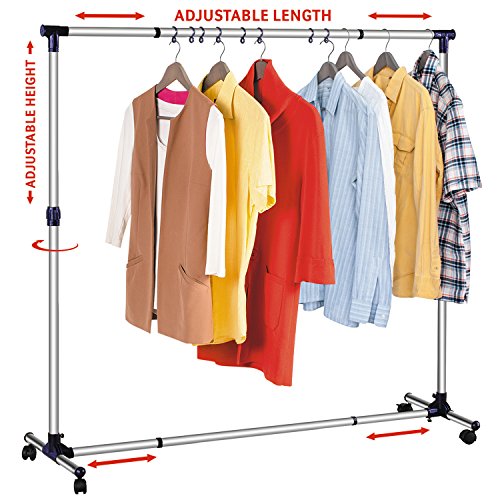 New york portant à vêtement base solide hauteur...