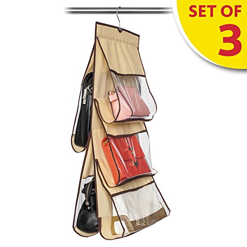 Kanga set de 3 rangements pour sacs à main non ...