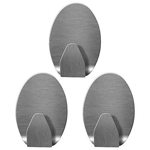 Krok 3 crochets porte serviettes inox adhésif o...