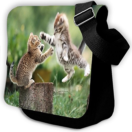 Chats 10008, Chatons, Unisexe Noir Sublimation ...