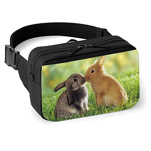 Animaux Sauvages 10029, Lapin, Unisexe Noir Sac...