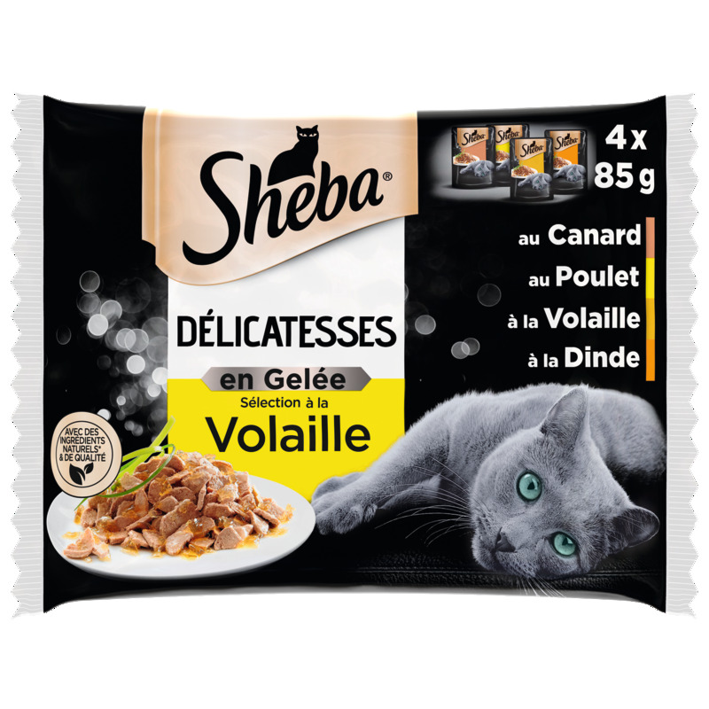 Sheba DÉLICATESSE GELÉE VOLAILLE Sheba code EAN 4770608258726 