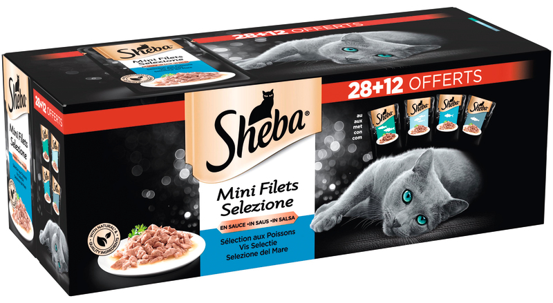 SACHETS FRAÎCHEUR SÉLECTION AUX POISSONS SHEBA