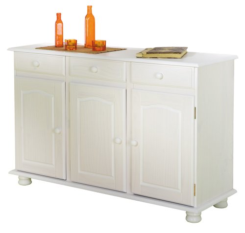 20900810 livio bahut bas teinté blanc 43 x 130 ...