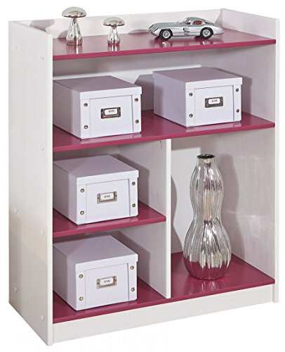 Meuble étagère chambre enfant coloris blanc et ...