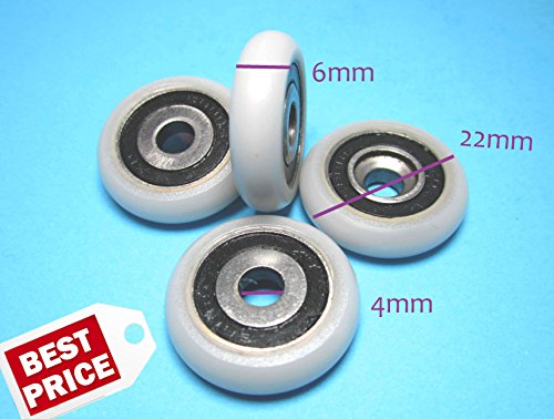 C.R. 4x Rouleau de rempalcement pour Roue Porte...