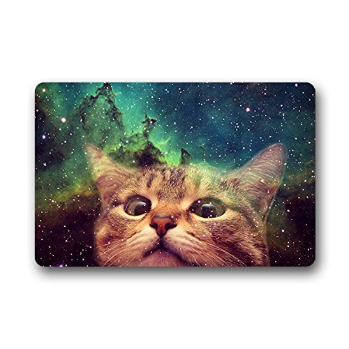 Chat galaxy galaxy cat paillasson personnalisé ...