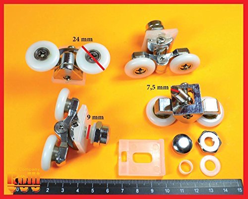 4 Roulettes rouleau roue galet roulette de la p...