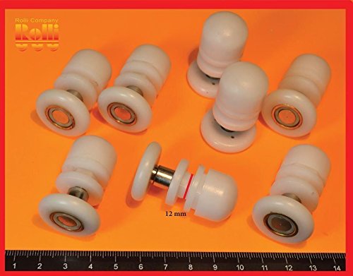 8 Roulettes rouleau roue galet roulette la port...