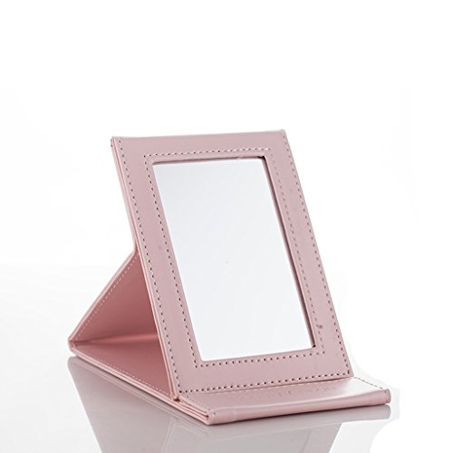 Pliante miroir de bureau petit carré carré noir...