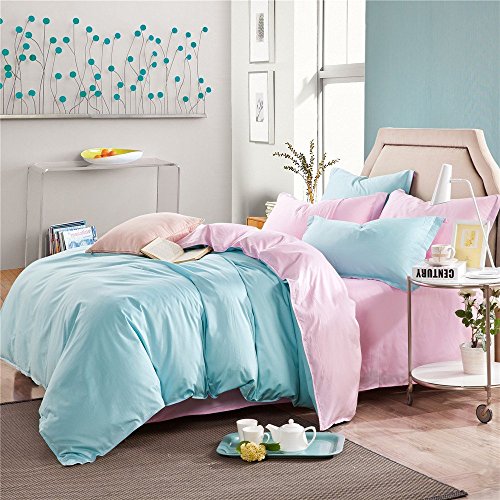 Une famille de quatre coton uni actif solide Co...