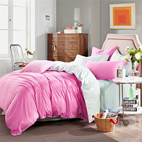 Une famille de quatre coton uni actif solide Co...