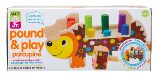 Alex Toys Alex Jr. - 1955 - jeu d'éveil en bois à marteler - mon porc-épic code EAN 4861433109083 