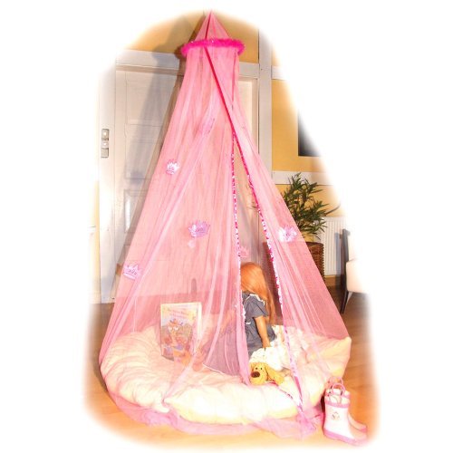 Hummelladen Bieco librolandia déguisement de princesse de lit et ciel de lit moustiquaire rose, lavable, -hoch 230 cm 4864444029227 (4864444029227)
