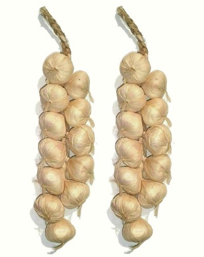 2 x Ail Cordes (51cm) - Légumes Artificiels
