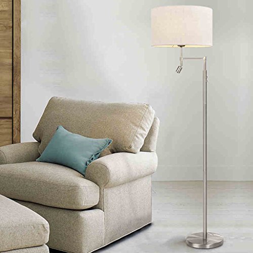 Lampadaires HOME Lampadaire moderne Minimaliste Salon Lampadaire Chambre nuit Vertical Nordic Creative Floor Lamp ( couleur : Blanc ) code EAN 4890609640488 