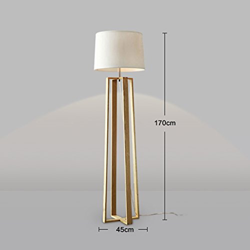 Lampadaires HOME Moderne Minimaliste Creative Floor Lamp Living Room Study Chambre Lampadaire Bois Bois Lampadaire code EAN 4890609640525 