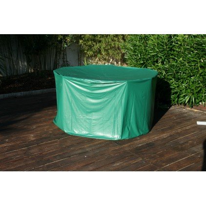 Housse de protection PVC pour table ronde de ja...