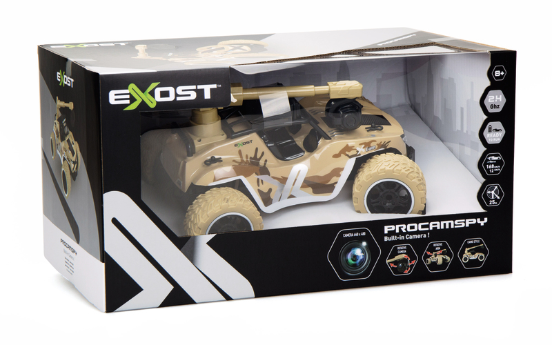 VOITURE RADIOCOMMANDÉE AVEC CAMERA ROTATIVE - E...