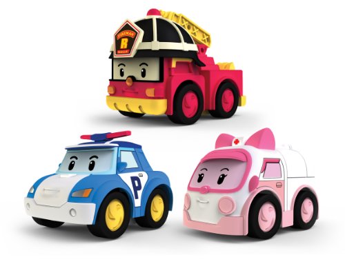 Ouaps Robocar Pack 3 VÃ©hicules Friction code EAN 4891813831976 