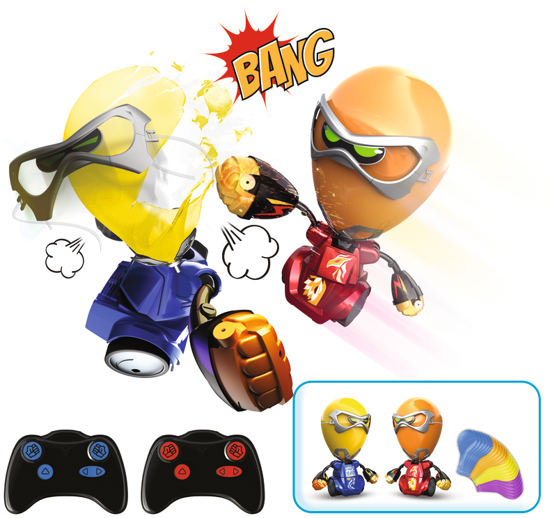 ROBOT KOMBAT BALLOON BI PACK SILVERLIT