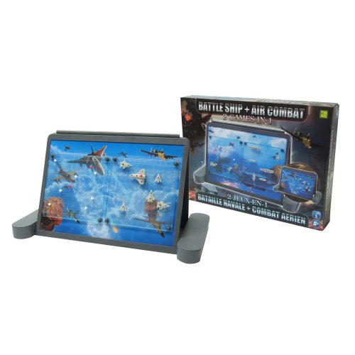 Gueydon Jouets - 801941 - jeu de société - jeu 2 en 1 bataille navale + bataille aérienne code EAN 4892821343390 