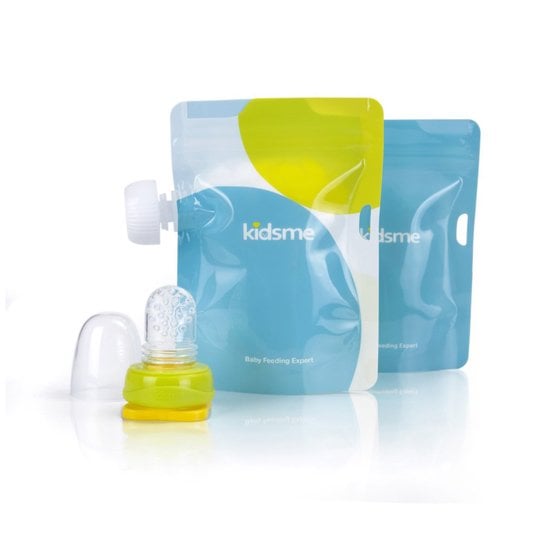  Kidsme 2 sacs alimentaires + adaptateur Lime  code EAN 4893014873830 