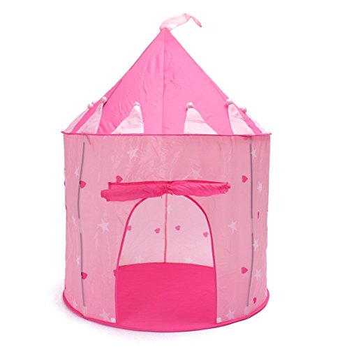 MOHOO Portable pliant princesse rose tente de jeu d'enfants d'enfants castle cubby maison de jouer code EAN 4893092086733 