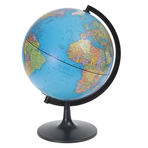 EDU Science - Globe Politique avec Base Grise 2...